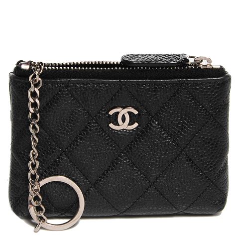 chanel caviar key case.